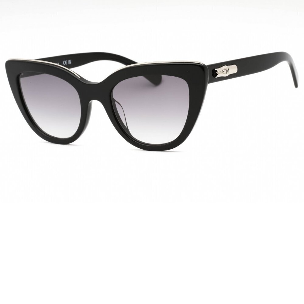 Longchamp Paris Black Cat-Eye Sunglasses with Gradient Lenses Brand New In Case